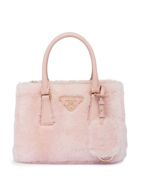 prada galleria shearling tote bag|Prada galleria mini bag.